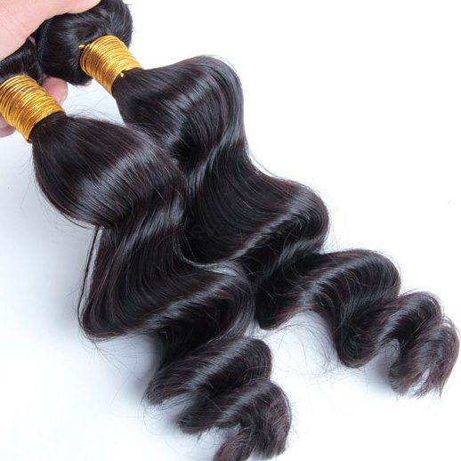 2 Bundles Black Loose Wave Brazilian Hair Weave - Zever Hair 0