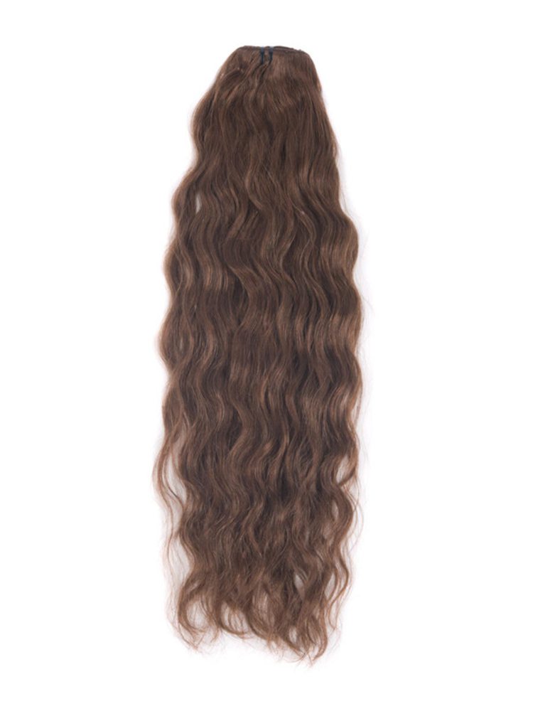 Dark Auburn(#33) Premium Kinky Curl Clip In Hair Extensions 7 Pieces - Zever Hair 2