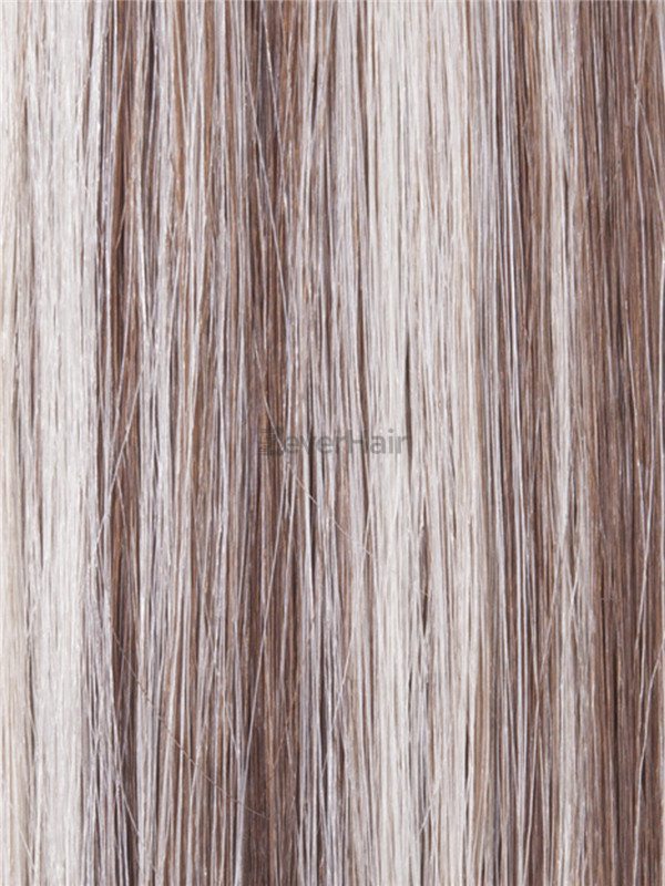 50 Piece Silky Straight Nail Tip/U Tip Remy Hair Extensions Blonde(#F6/613) - Zever Hair 4