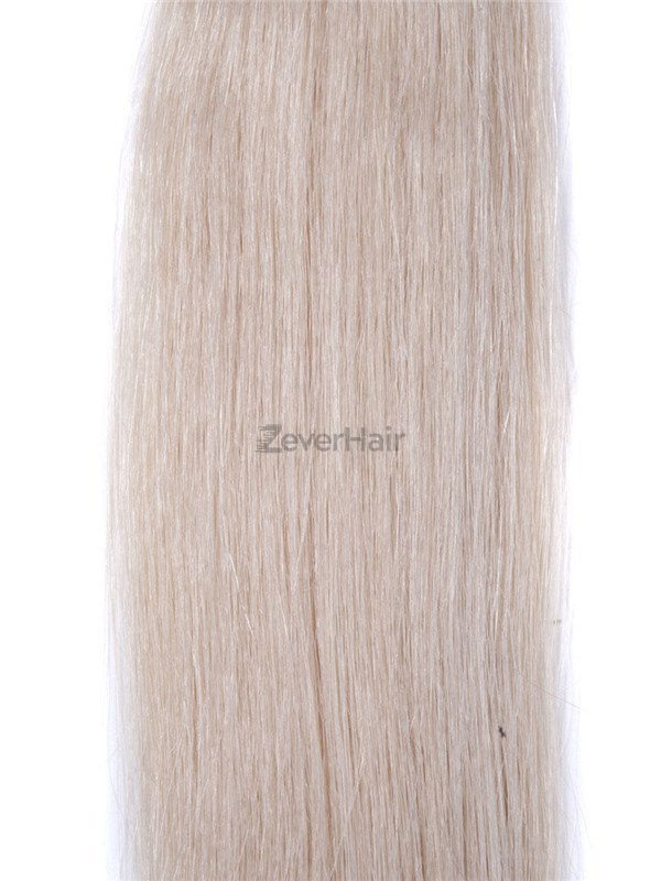 50 Piece Straight Nail Tip/U Tip Remy Hair Extensions Medium Blonde(#24) - Zever Hair 4