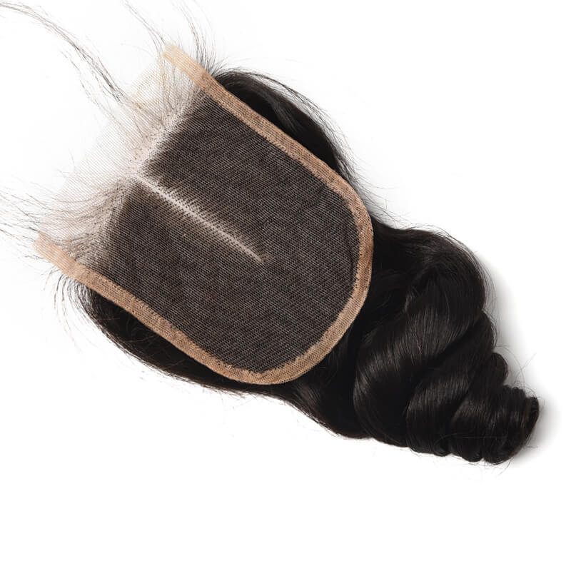 Human Hair Closure Loose Wave Lace Closure - Zever Hair 3