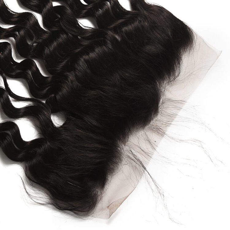 Human Hair 13*4 Loose Curly Lace Frontal Smooth & Shiny - Zever Hair 3