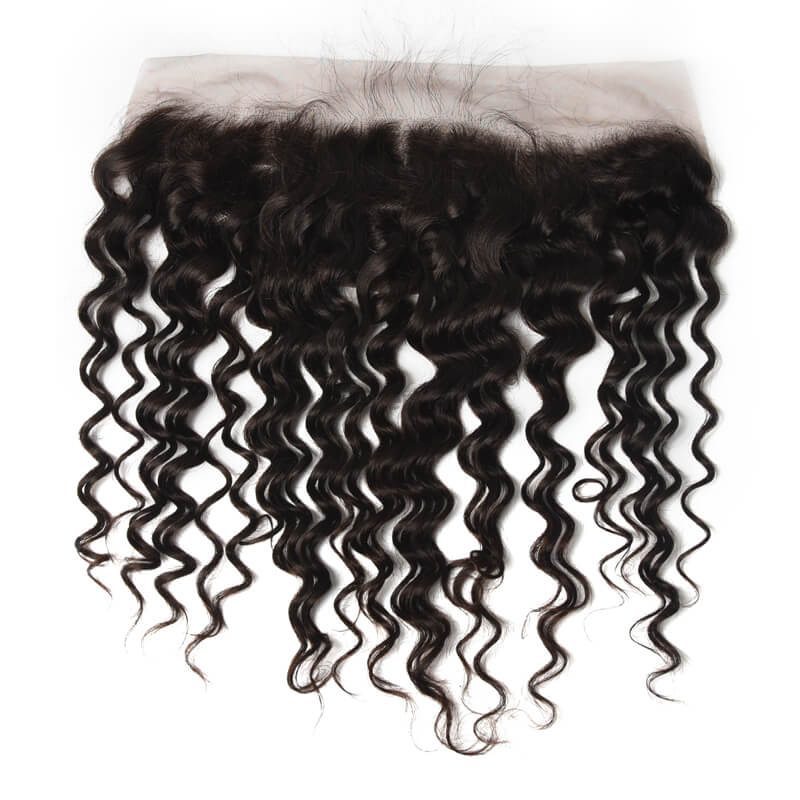 Soft Like Silk Brazilian Hair Frontal Water Wave Lace Frontal 13x4 Inches - Zever Hair 0