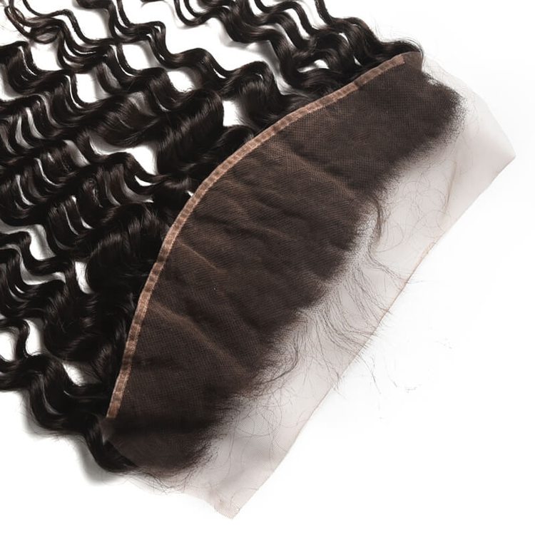 Soft Like Silk Brazilian Hair Frontal Water Wave Lace Frontal 13x4 Inches - Zever Hair 3