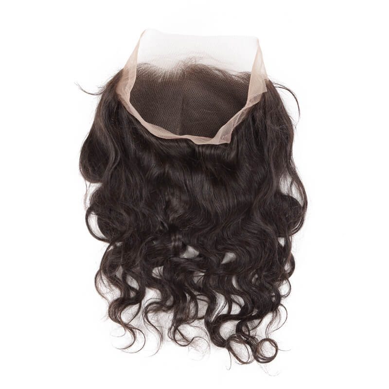 Cheap Virgin Hair Body Wave 360 Lace Frontal Natural Back - Zever Hair 1