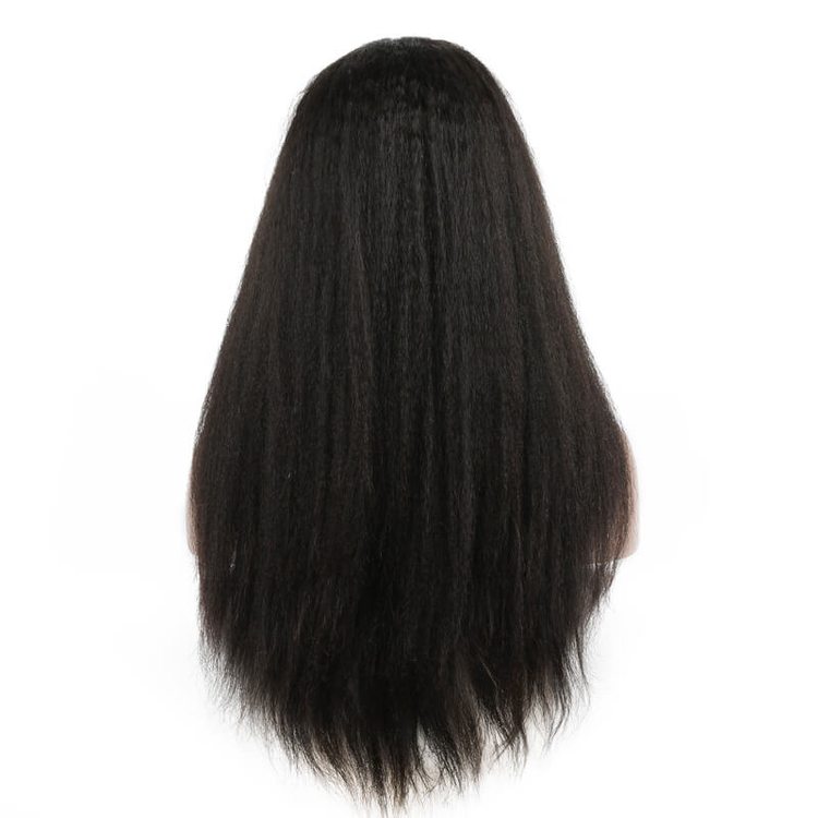 Shiny Kinky Straight Lace Front Wig Amazing Virgin Hair Wigs - Zever Hair 3
