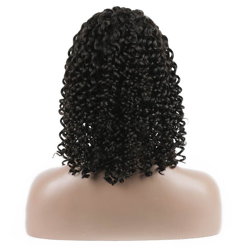Curly Lace Front Bob Wig 100% Human Hair - Zever Hair 4