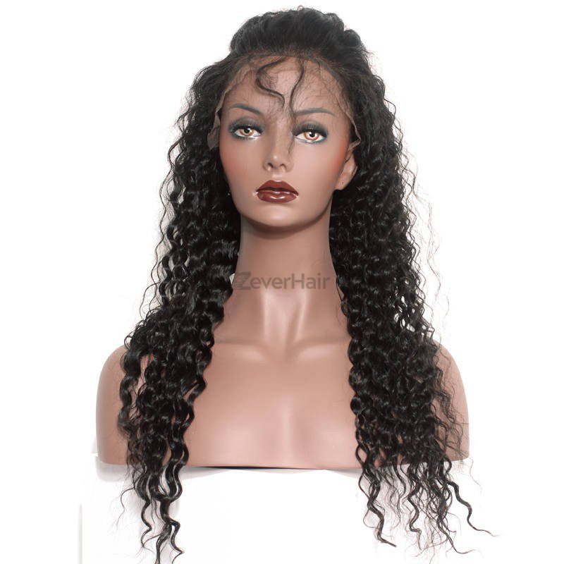 Soft like Silk Deep Wave Human Hair Full Lace Wig - Zever Hair 1
