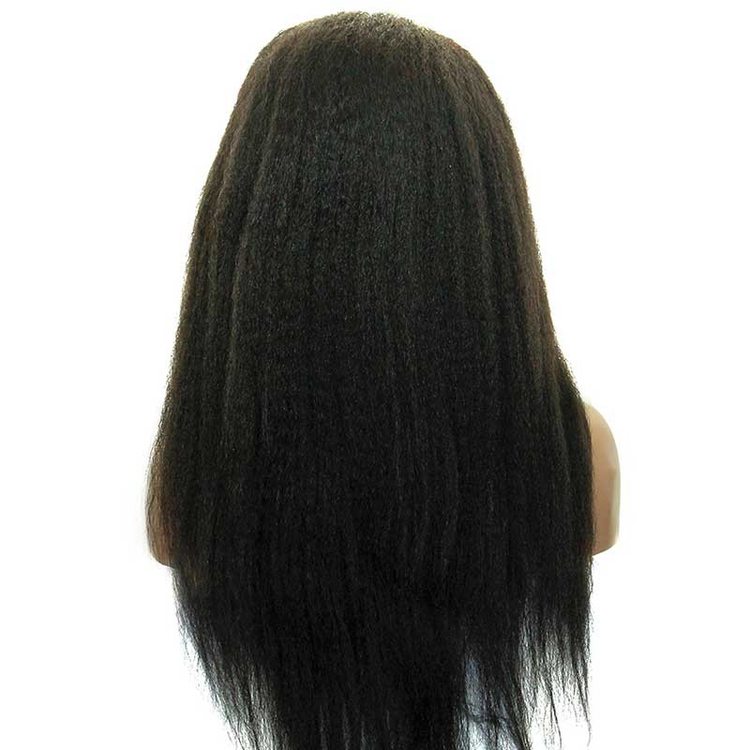Shiny Kinky Straight Full Lace Wig  Amazing Human Hair Wigs - Zever Hair 2