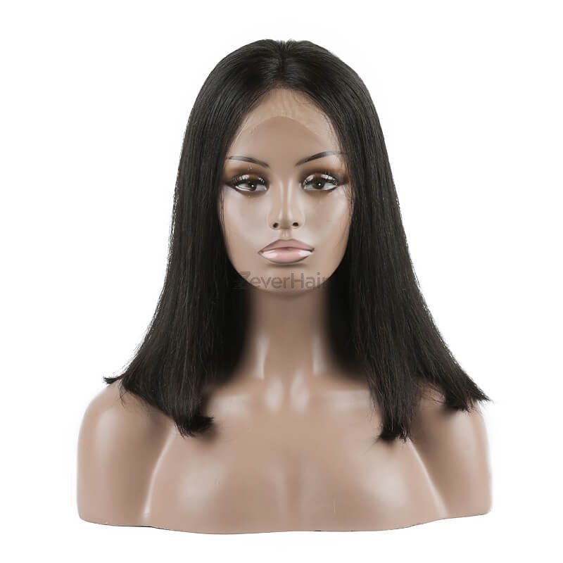 Straight Full Lace Bob Wigs Real Virgin Human Hair Wig - Zever Hair 1