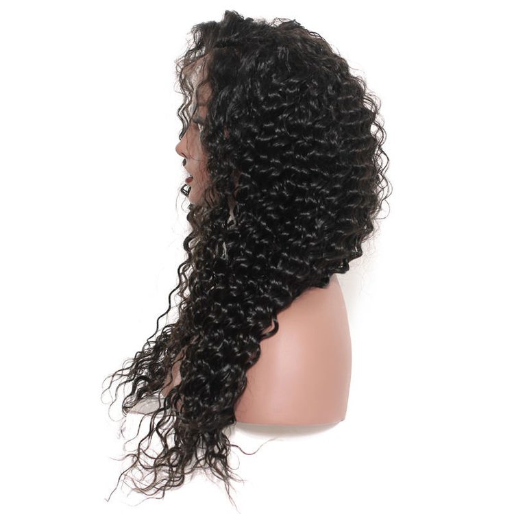 Loose Curly Full Lace Wig Real Virgin Human Hair Wigs - Zever Hair 2