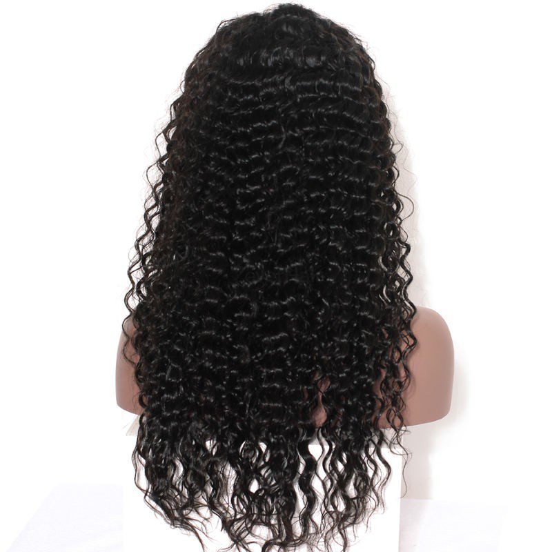 Loose Curly Full Lace Wig Real Virgin Human Hair Wigs - Zever Hair 3