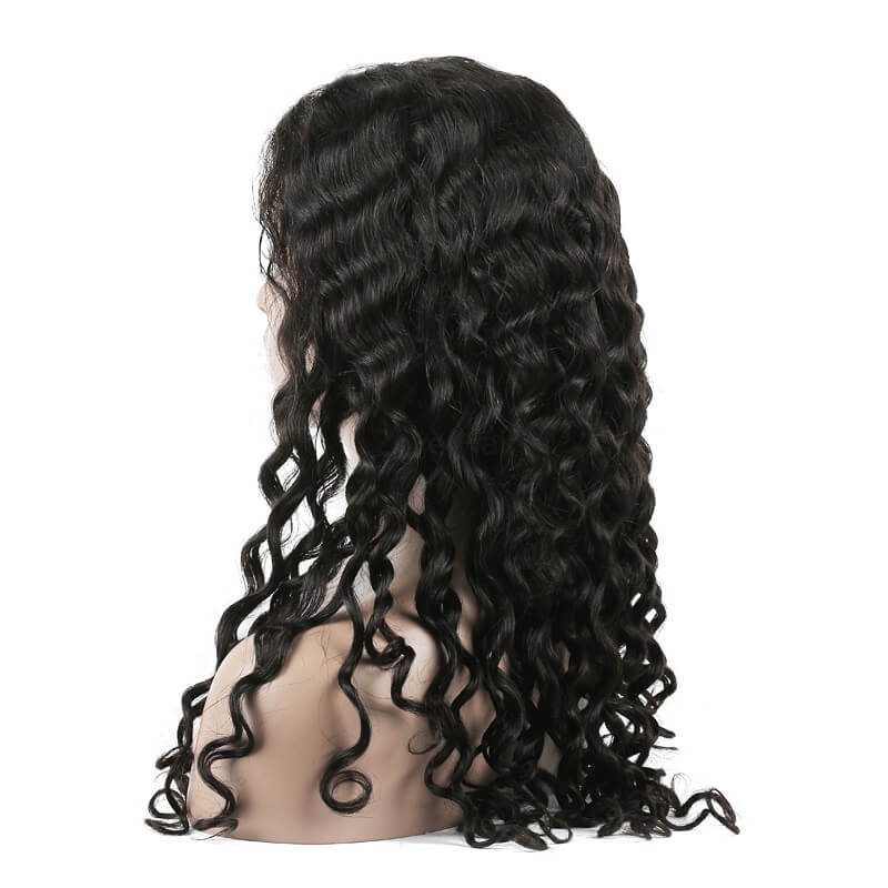 Full Lace Human Hair Water Wave Wig Smooth & Shiny - Zever Hair 2