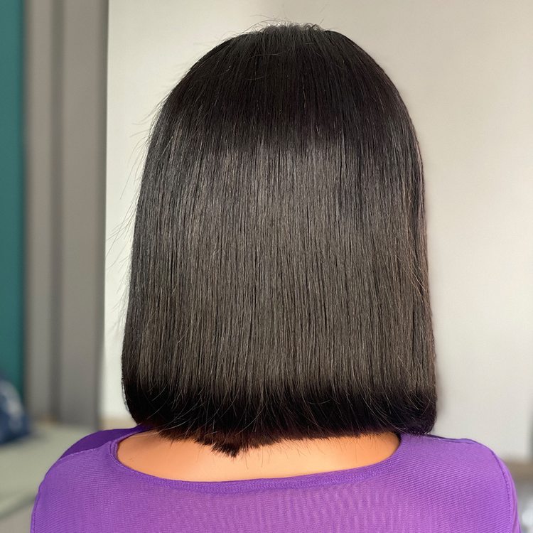 13x4 180 Density Virgin Human Hair Bob Lace Front Wig - Zever Hair 2