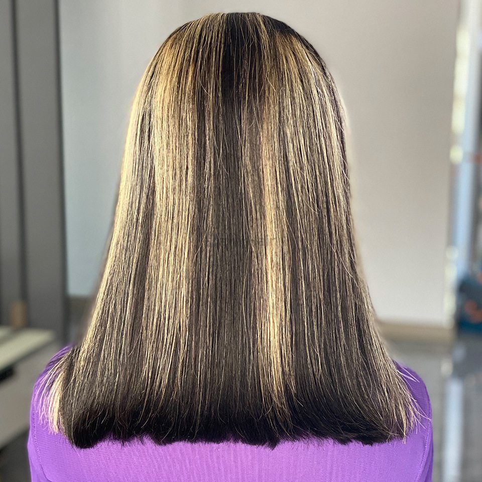 Highlight Color 180 Density Lace Human Hair Bob Wig - Zever Hair 4