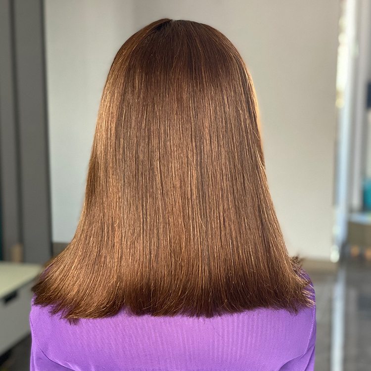 180 Density Chocolate Brown Virgin Human Hair Bob Wig - Zever Hair 4