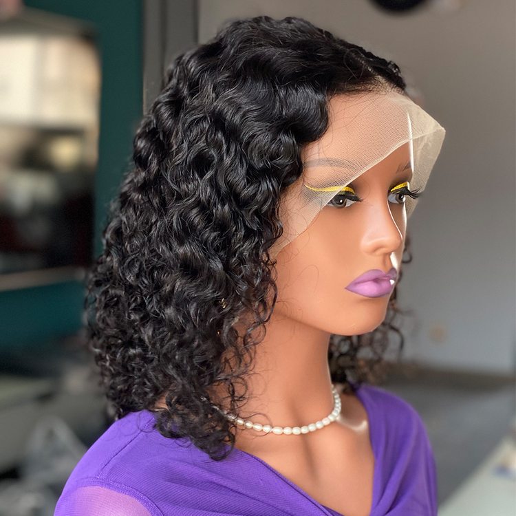 Water Wave Bob Frontal Virgin Human Hair Wig - Zever Hair 2