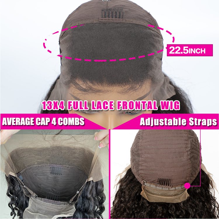 Water Wave Bob Frontal Virgin Human Hair Wig - Zever Hair 4